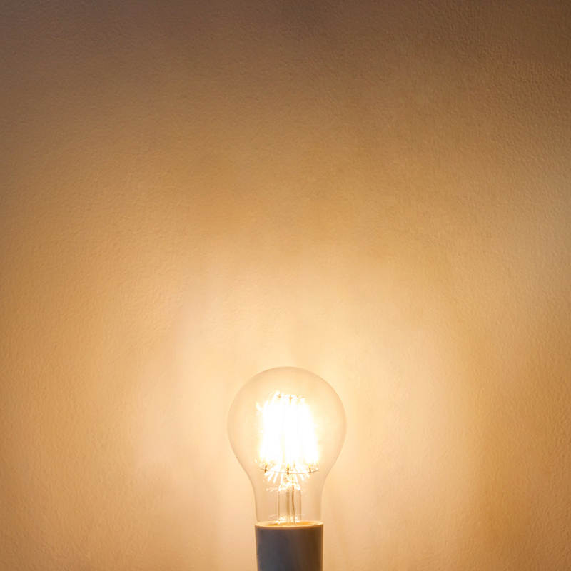 A19 E26/E27 8W LED Vintage Antique Filament Light Bulb, 75W Equivalent, 4-Pack, AC100-130V or 220-240V A19 E26/E27 8W LED Vintage Antique Filament Light Bulb, 75W Equivalent, 4-Pack, AC100-130V or 220-240V